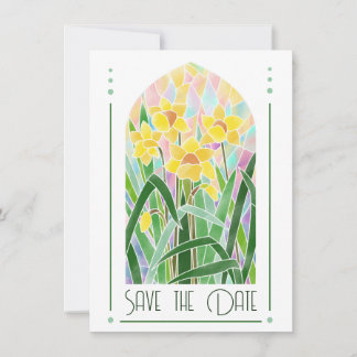 Daffodil Vitrage Sardé Enregistrer La Carte Date