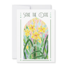 Daffodil Vitrage Sardé Enregistrer La Carte Date