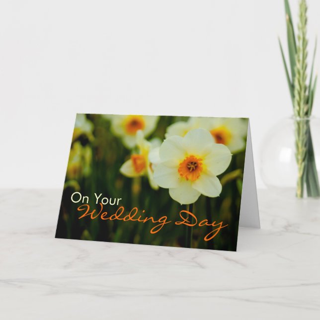 Daffodil • Wedding Congratulation Card (Front)
