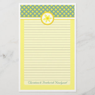 Daffodil Wedding, stationery