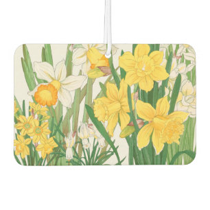 Daffodil Woodblock Painting, Tanigami Kônan, 1917 Air Freshener