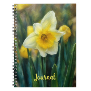 Daffodil Yellow Flower Personal Journal