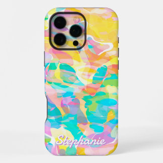 Daffodil Yellow Pastel Abstract iPhone 16 Pro Max Case