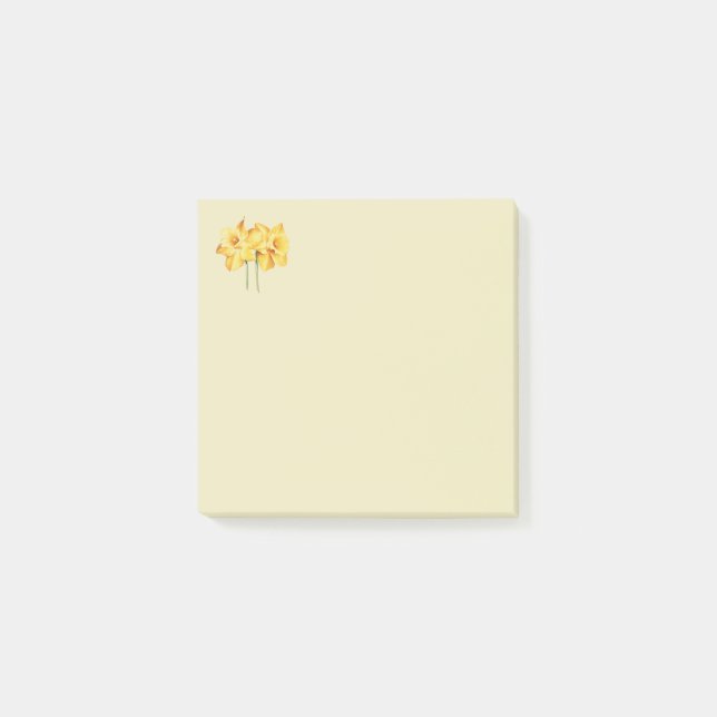 Daffodil yellow Post it notes (Front)