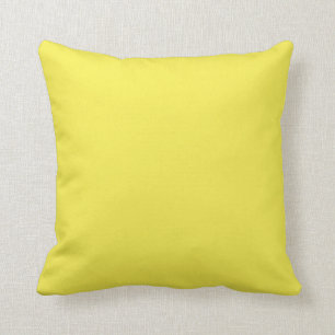 Daffodil Yellow Throw Pillow