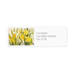 Daffodiles jaunes florants printaniers Adresse bot