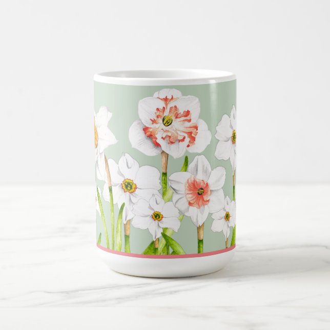 Daffodiles sur une Mug (15 oz.) (Centre)