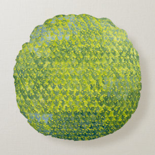 Daffodils 2012 round pillow