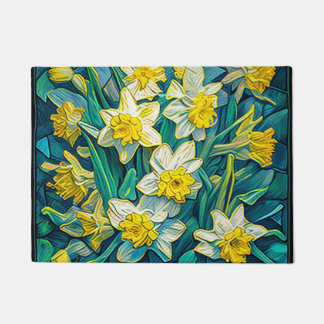 Daffodils 2 doormat