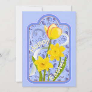 Daffodils and Tulip Invitation