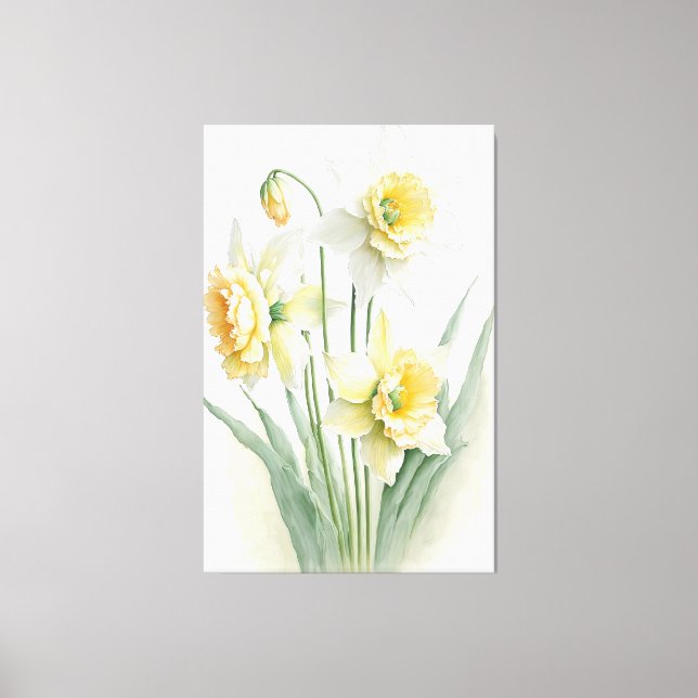 Daffodils  canvas print (Front)