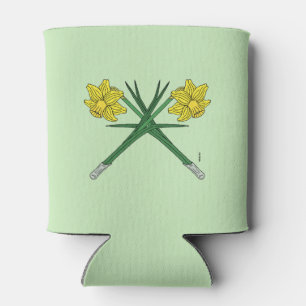 Daffodils Crossed Can Cooler