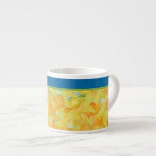 Daffodils Espresso Coffee Mug to Personalize