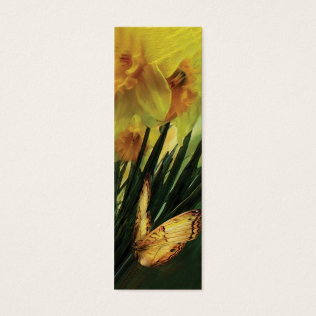 Daffodils - First Flower Of Spring Bookmark (Front)
