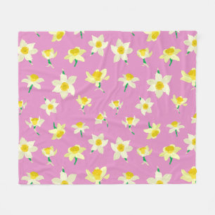 Daffodils. Fleece Blanket