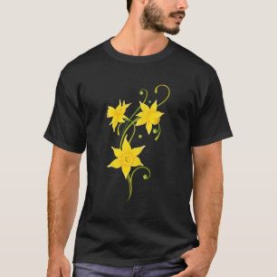 Daffodils Flower Floral Spring Easter T-Shirt