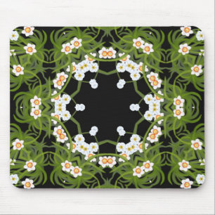 Daffodils Geometric Mousepad