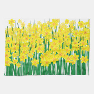 Daffodils. Kitchen Towel