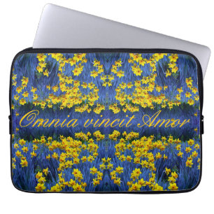 Daffodils & Omnia vincit Amor Laptop Sleeve