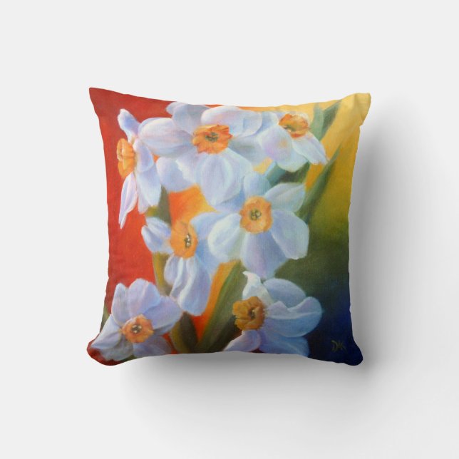 "Daffodils" pillow (Front)