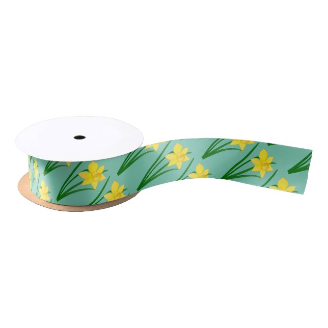 Daffodils Satin Ribbon (Spool)