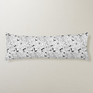 Daffodils spring floral pattern body pillow