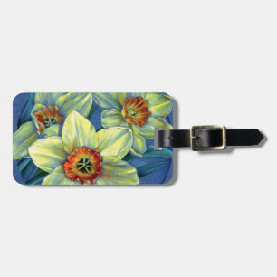 ‘Daffodils – the joys of spring’ luggage tag