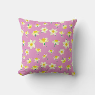 Daffodils. Throw Pillow