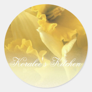 Daffodiques 1 bocal d'épices étiquettes
