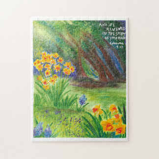 Daffodiques avec Écriture Puzzle chrétien
