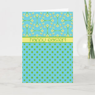 Daffodiques et Pois, Carte de Pâques