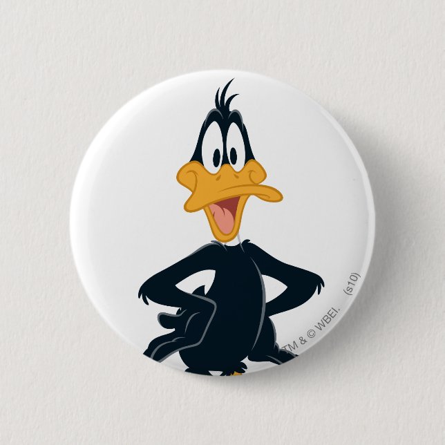 DAFFY DUCK™ 2 INCH ROUND BUTTON (Front)