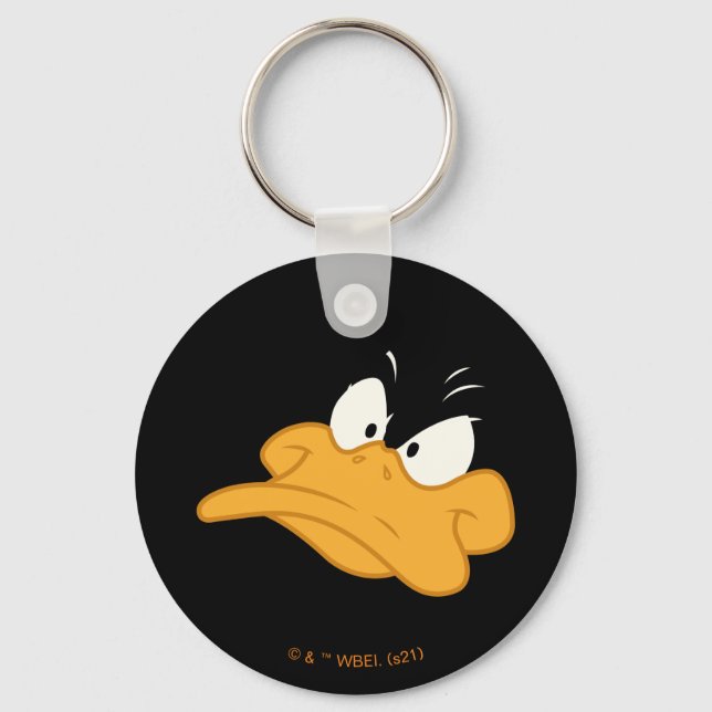 DAFFY DUCK™ Angry Face Keychain (Front)