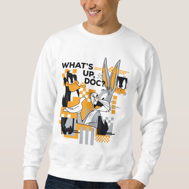 DAFFY DUCK™ & BUGS BUNNY™ Glitch Sweatshirt (Front)