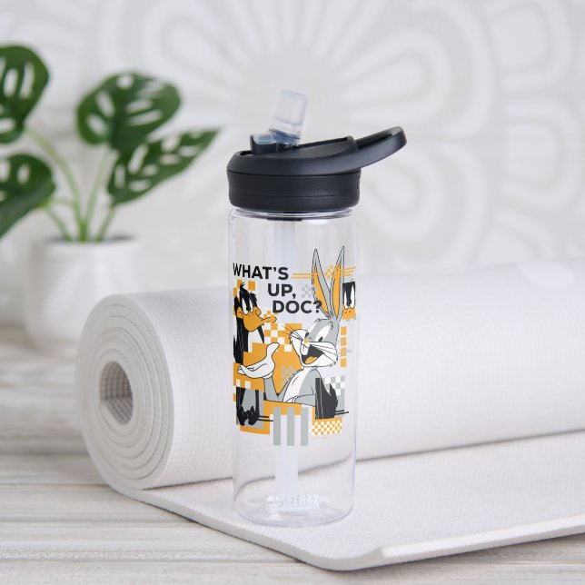 DAFFY DUCK™ & BUGS BUNNY™ Glitch Water Bottle (Yoga)