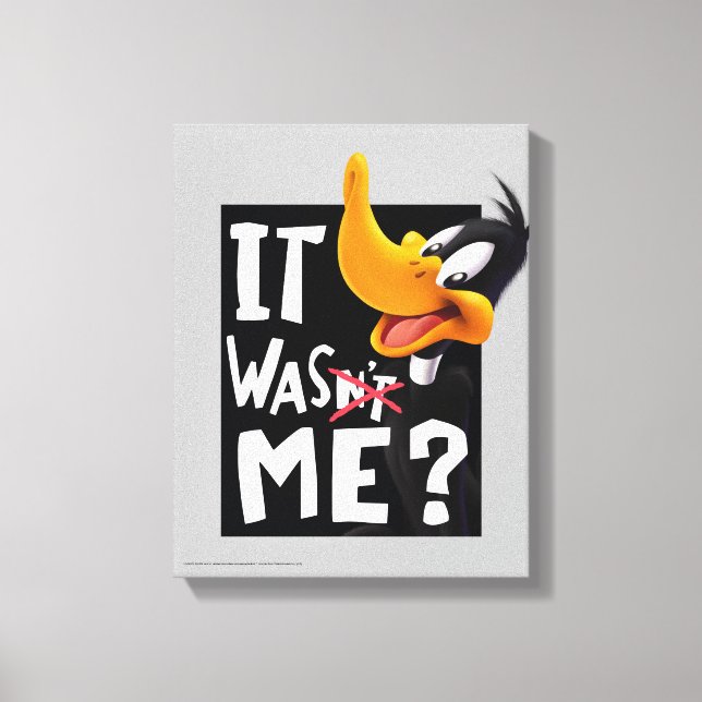 DAFFY DUCK™- It Wasn't Me / Was Me Canvas Print (Front)