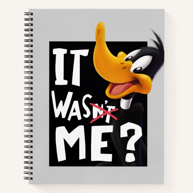 DAFFY DUCK™- It Wasn't Me / Was Me Notebook (Front)