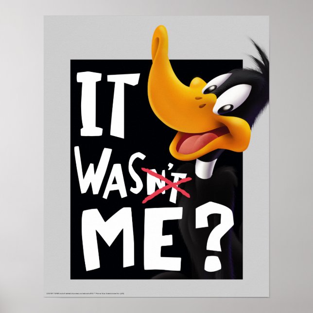 DAFFY DUCK™- It Wasn't Me / Was Me Poster (Front)