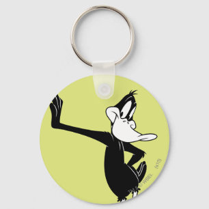 DAFFY DUCK™ Leaning Against a Wall Keychain