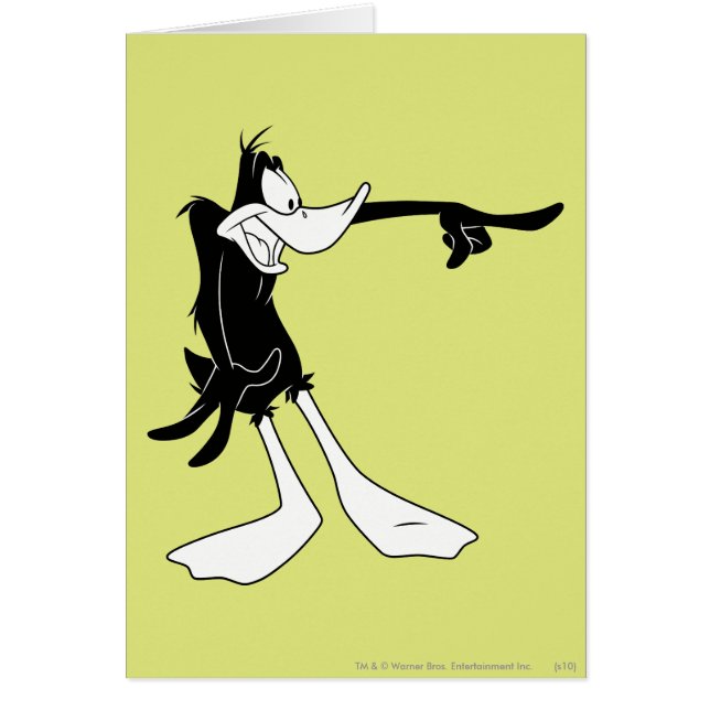 DAFFY DUCK™ Shocked and Pointing (Front)