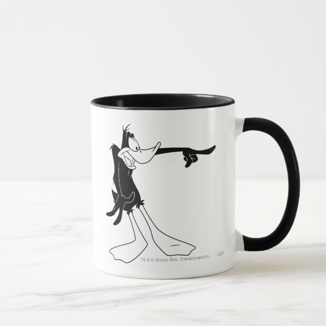 DAFFY DUCK™ Shocked and Pointing Mug (Right)
