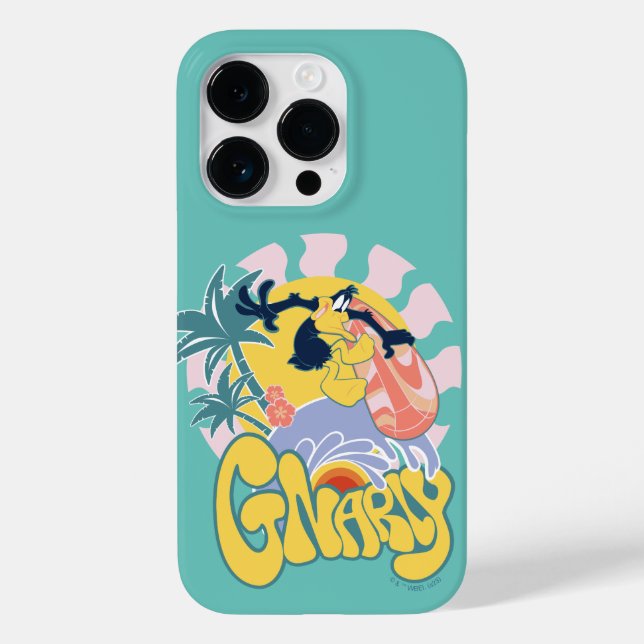 DAFFY DUCK™ Surfing - Gnarly Case-Mate iPhone Case (Back)