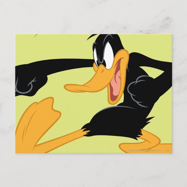 DAFFY DUCK™ Swinging a Punch Postcard (Front)