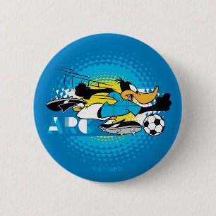 DAFFY DUCK™ Team Argentina Soccer Graphic 2 Inch Round Button
