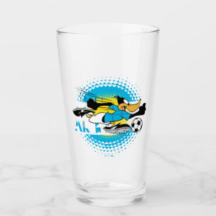DAFFY DUCK™ Team Argentina Soccer Graphic Glass