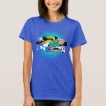 DAFFY DUCK™ Team Argentina Soccer Graphic T-Shirt<br><div class="desc">Check out DAFFY DUCK™ running down the soccer field for Team Argentina! Wear this on a fun graphic tee,  tote bag,  or throw pillow! Shop this design on even more custom Zazzle gifts!</div>
