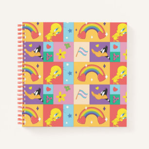 DAFFY DUCK™ & TWEETY™ - Pride Pattern Notebook