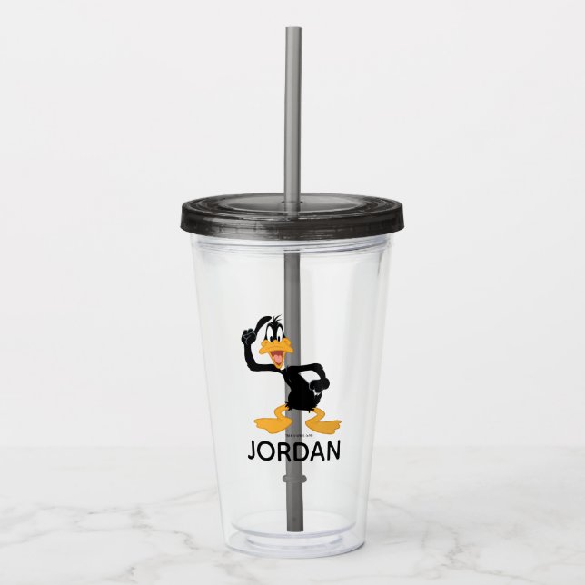 DAFFY DUCK™ With a Great Idea Acrylic Tumbler (Front)