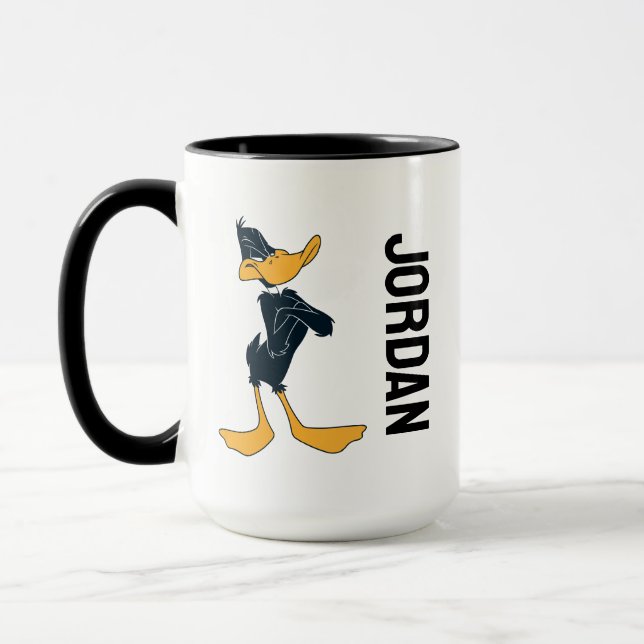 DAFFY DUCK™ with Arms Crossed | Add Your Name Mug (Left)