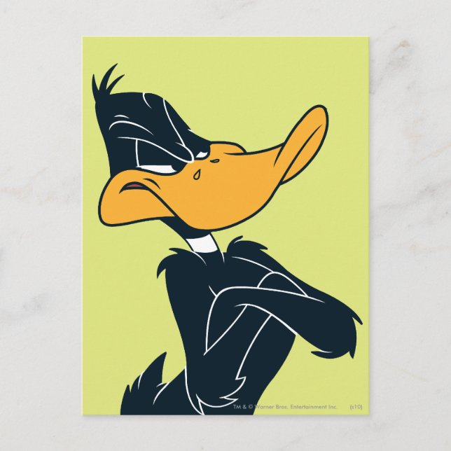 DAFFY DUCK™ with Arms Crossed Postcard (Front)